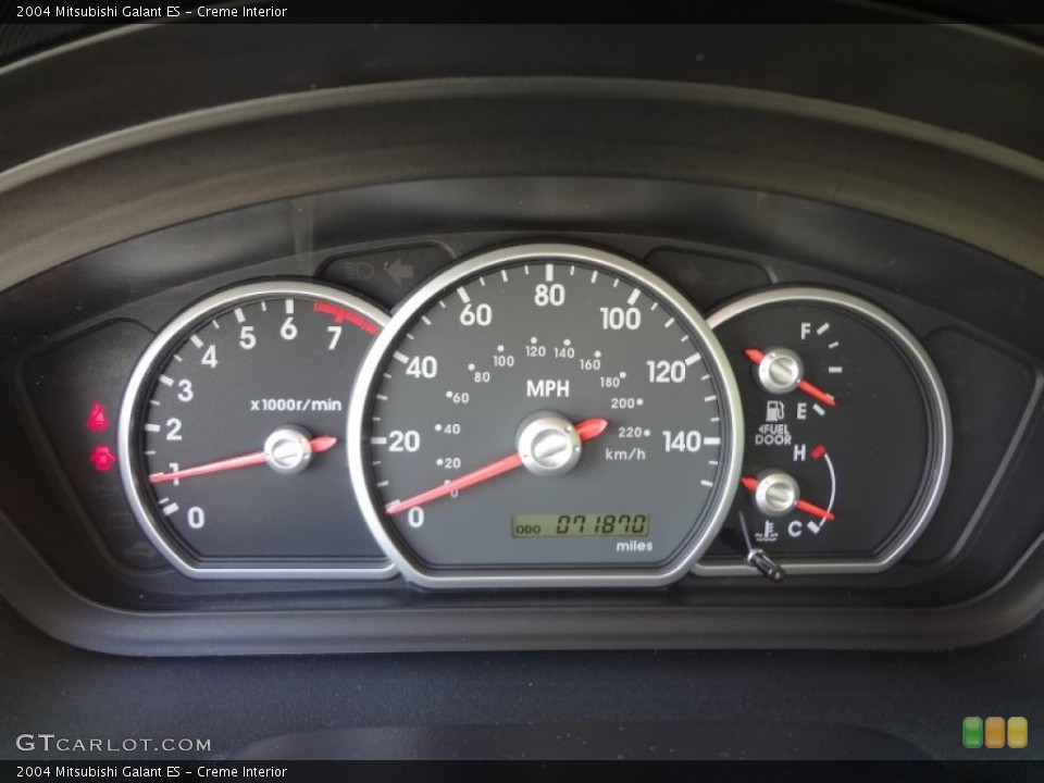 Creme Interior Gauges for the 2004 Mitsubishi Galant ES #63832476