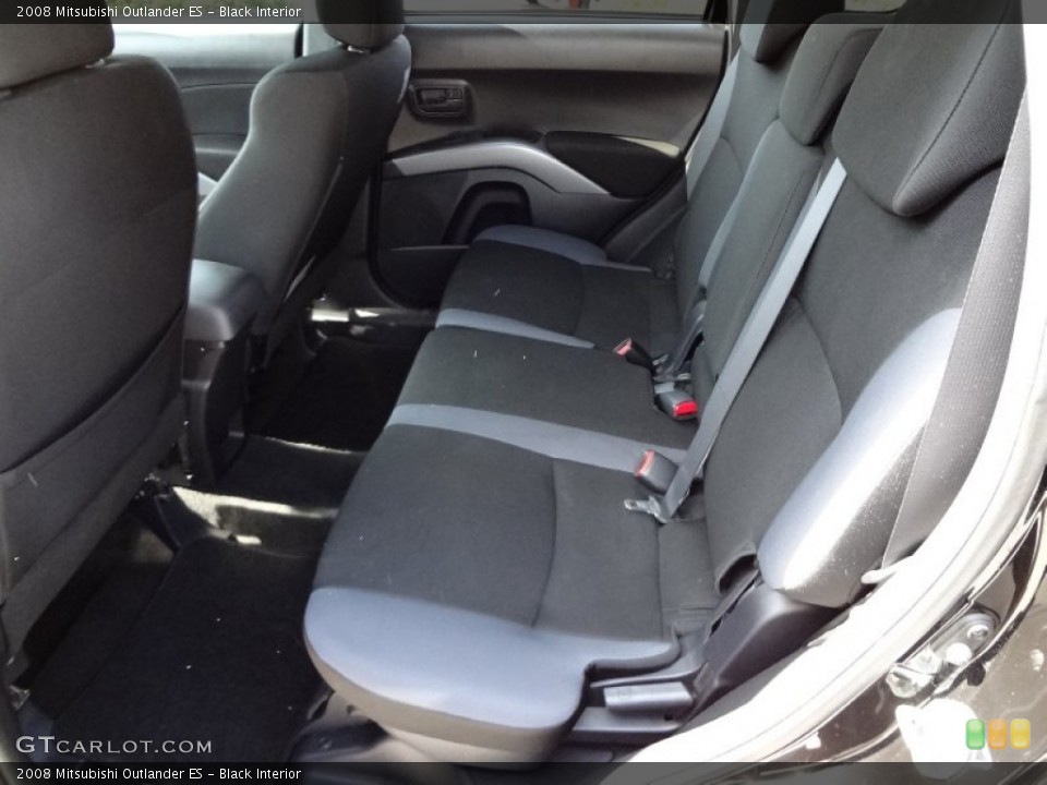 Black Interior Photo for the 2008 Mitsubishi Outlander ES #63833835