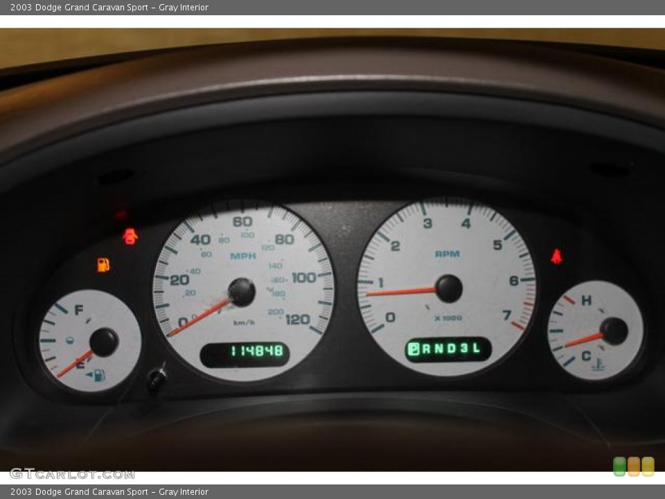 Gray Interior Gauges for the 2003 Dodge Grand Caravan Sport #63834745
