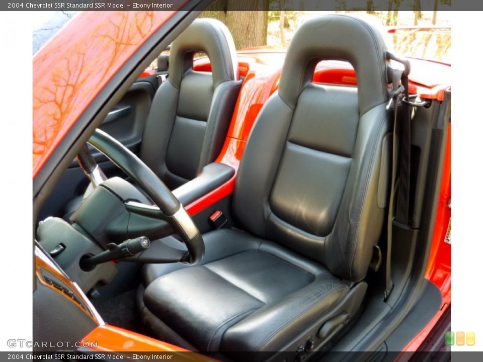 Ebony Interior Front Seat for the 2004 Chevrolet SSR  #63834999