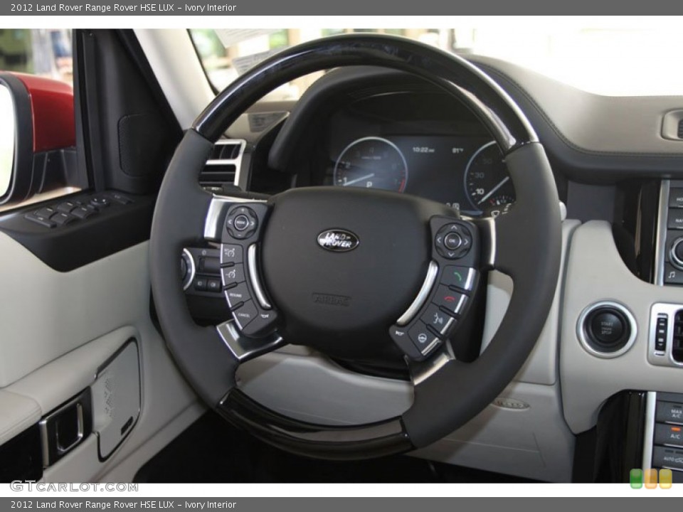 Ivory Interior Steering Wheel for the 2012 Land Rover Range Rover HSE LUX #63835050
