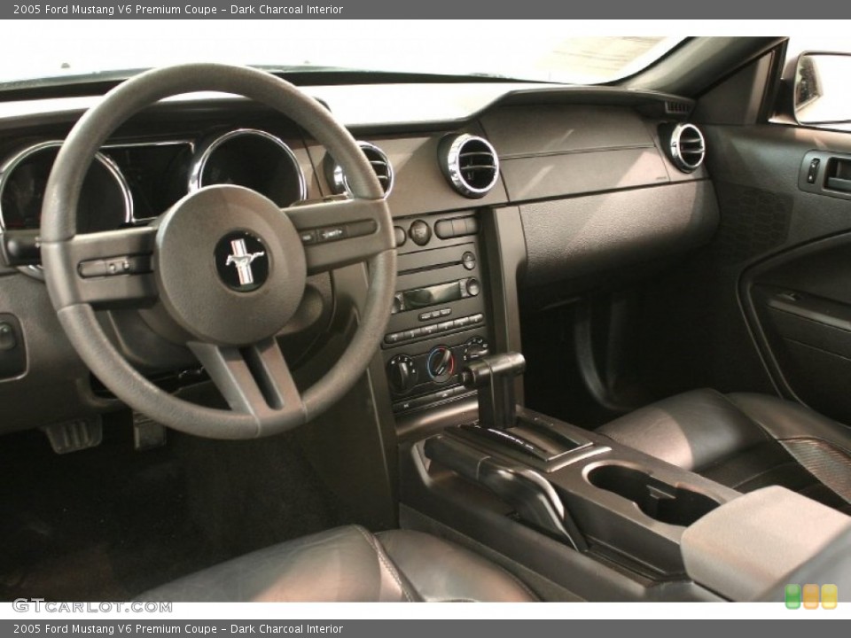 Dark Charcoal Interior Dashboard for the 2005 Ford Mustang V6 Premium Coupe #63838213