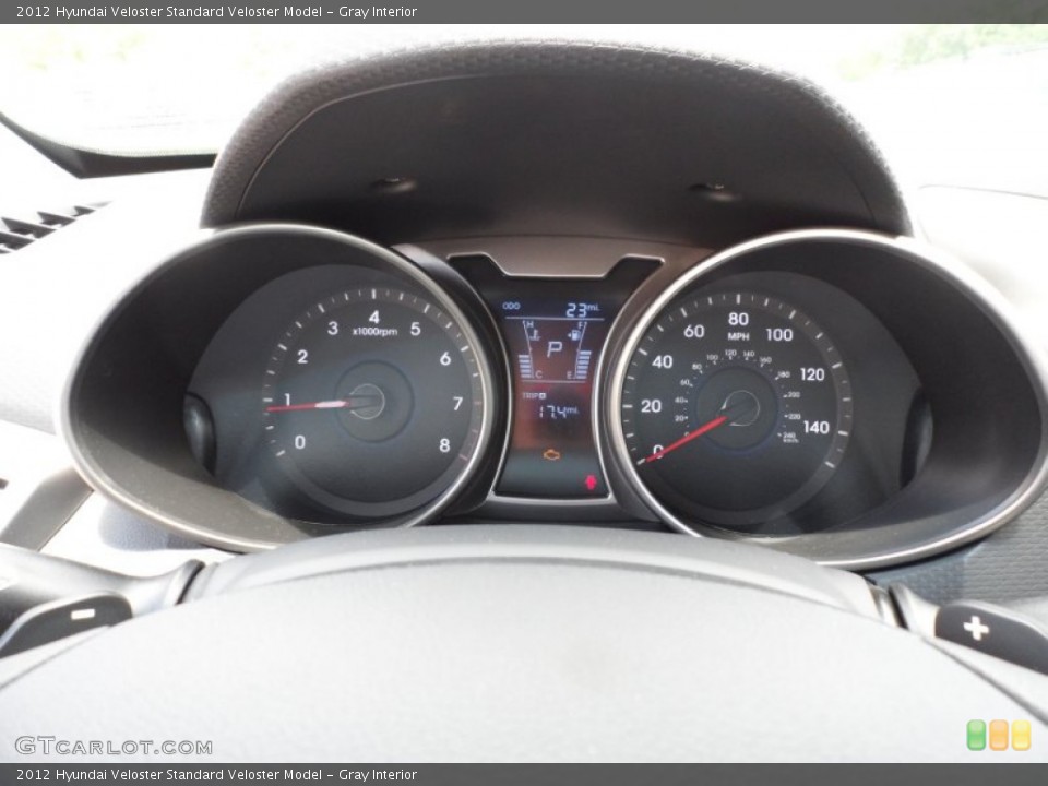 Gray Interior Gauges for the 2012 Hyundai Veloster  #63838911