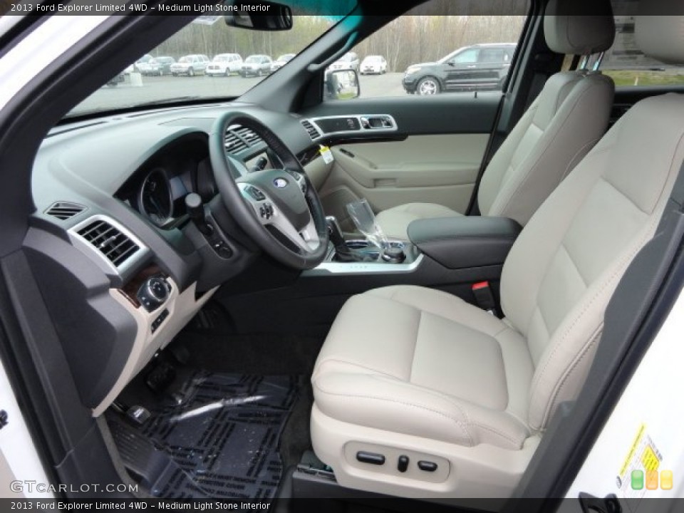 Medium Light Stone Interior Photo for the 2013 Ford Explorer Limited 4WD #63839877