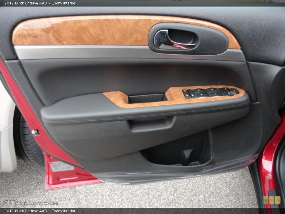 Ebony Interior Door Panel for the 2012 Buick Enclave AWD #63840492