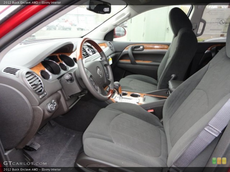 Ebony Interior Photo for the 2012 Buick Enclave AWD #63840499