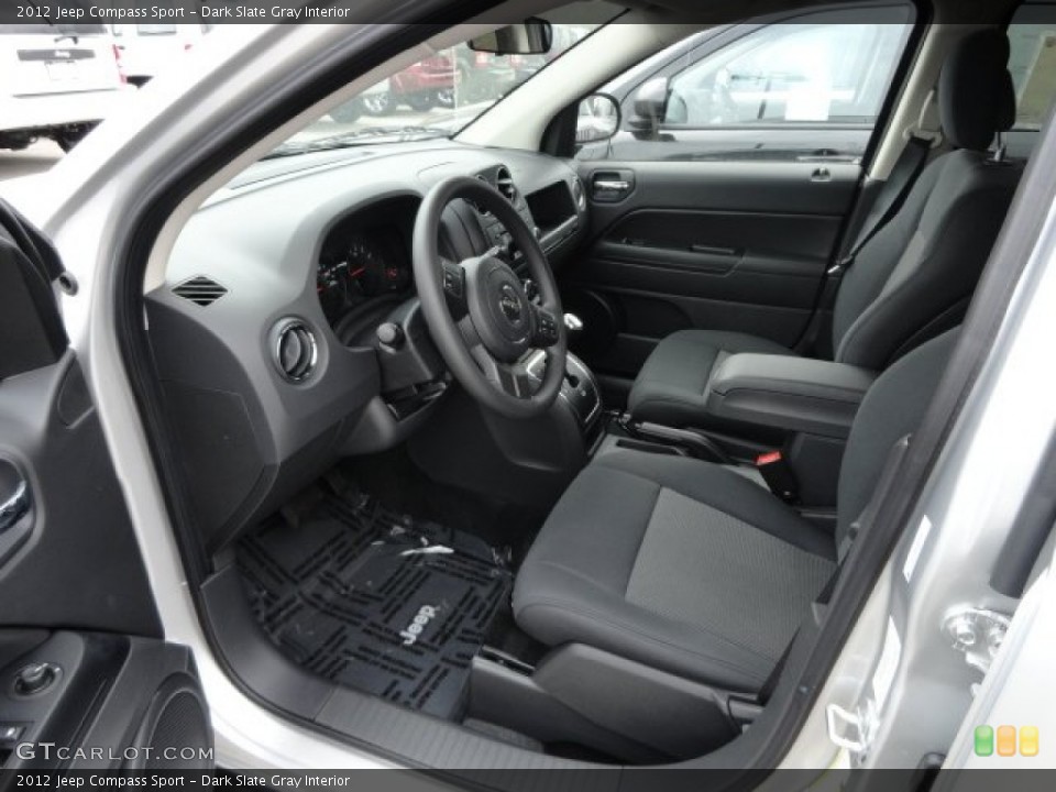 Dark Slate Gray Interior Photo for the 2012 Jeep Compass Sport #63841206
