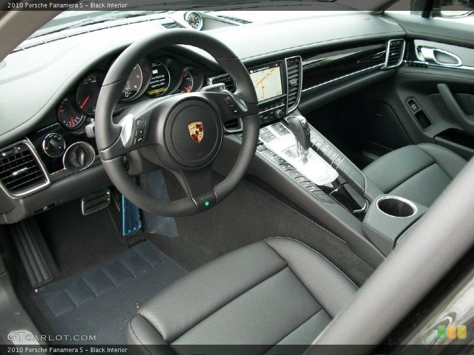 Black Interior Prime Interior for the 2010 Porsche Panamera S #63841813
