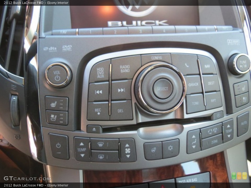 Ebony Interior Controls for the 2012 Buick LaCrosse FWD #63843010