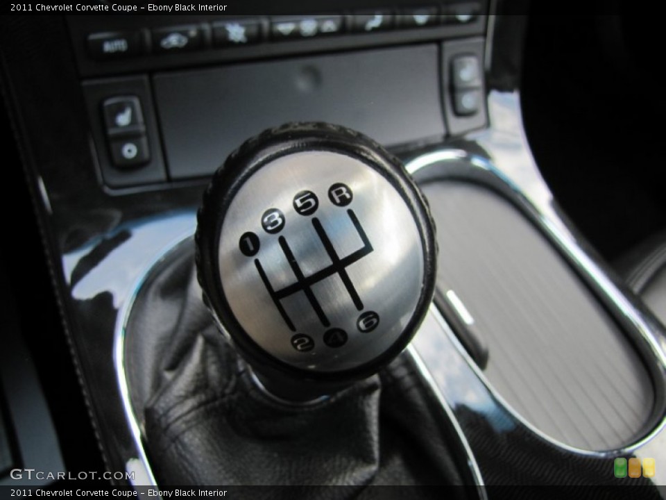 Ebony Black Interior Transmission for the 2011 Chevrolet Corvette Coupe #63844150