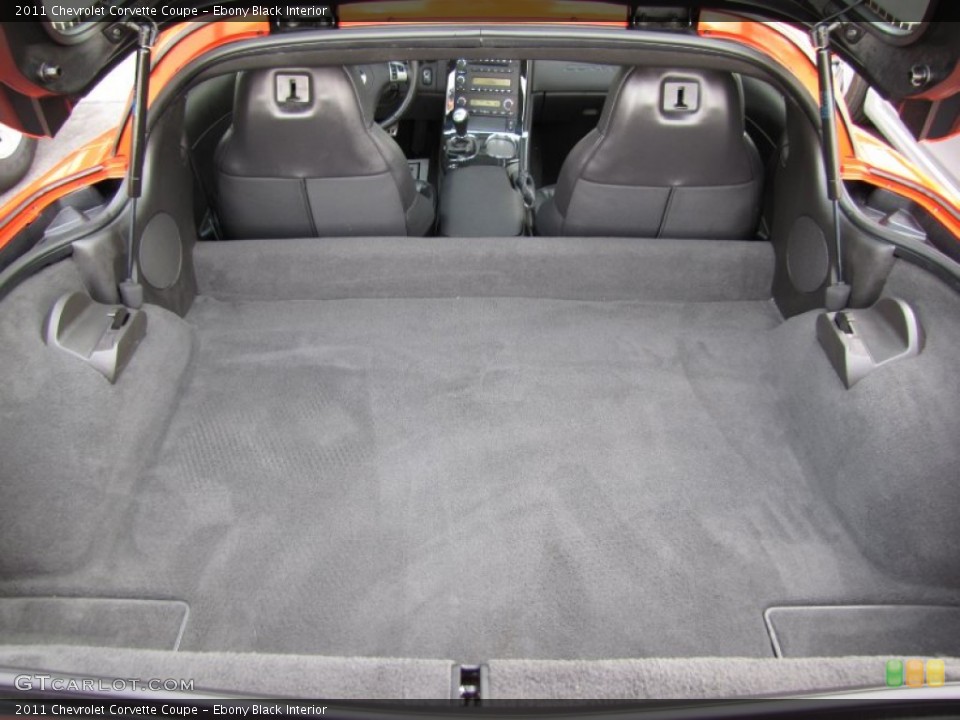 Ebony Black Interior Trunk for the 2011 Chevrolet Corvette Coupe #63844181