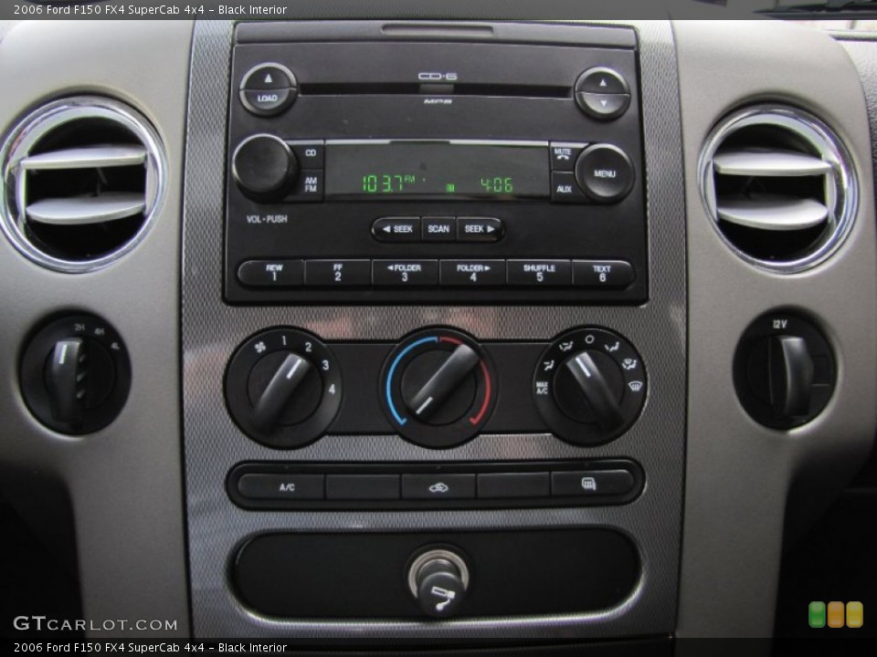 Black Interior Controls for the 2006 Ford F150 FX4 SuperCab 4x4 #63845386