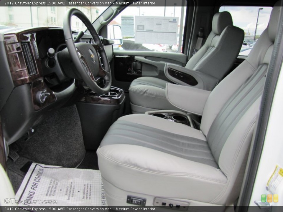 Medium Pewter Interior Photo for the 2012 Chevrolet Express 1500 AWD Passenger Conversion Van #63845529