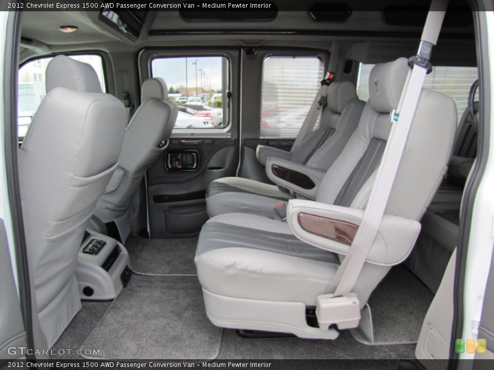 Medium Pewter Interior Photo for the 2012 Chevrolet Express 1500 AWD Passenger Conversion Van #63845658