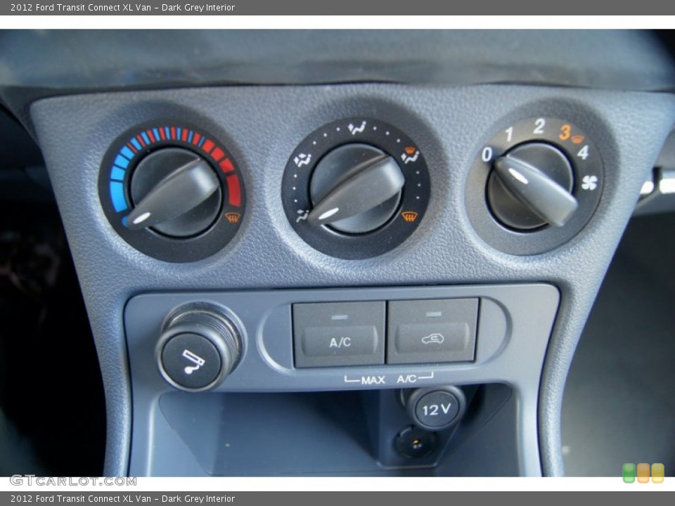 Dark Grey Interior Controls for the 2012 Ford Transit Connect XL Van #63847671