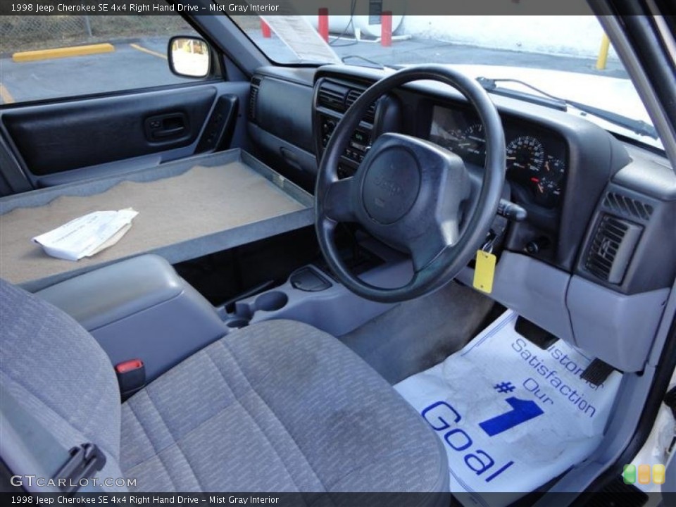 Mist Gray Interior Photo for the 1998 Jeep Cherokee SE 4x4 Right Hand Drive #63851197