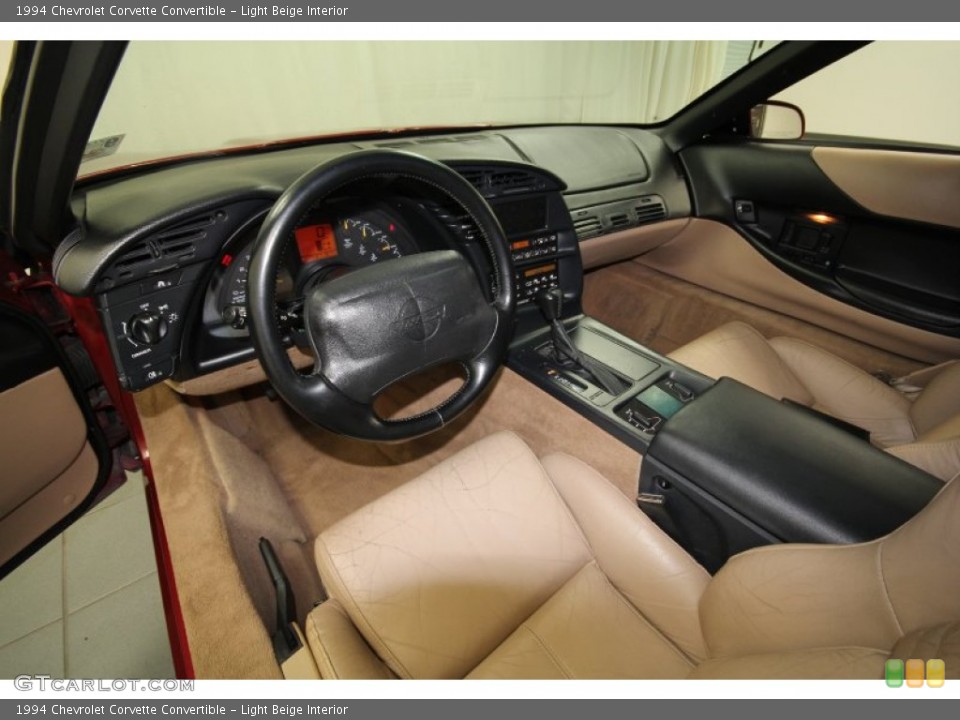 Light Beige Interior Prime Interior for the 1994 Chevrolet Corvette Convertible #63860027