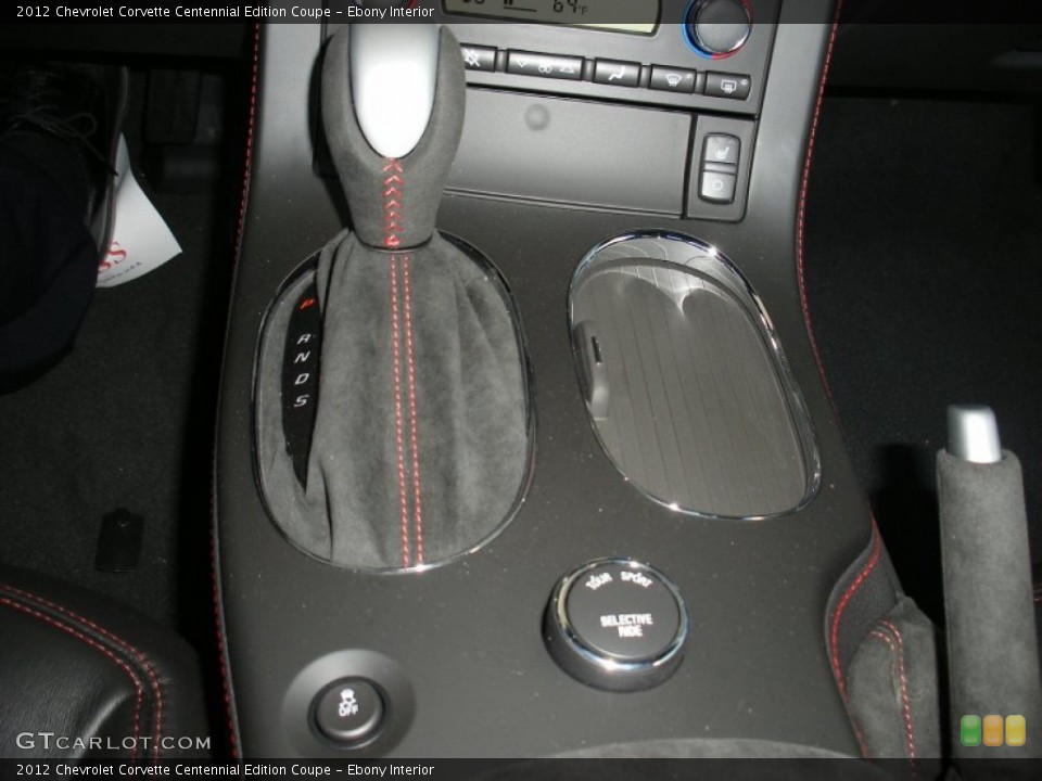 Ebony Interior Transmission for the 2012 Chevrolet Corvette Centennial Edition Coupe #63861073