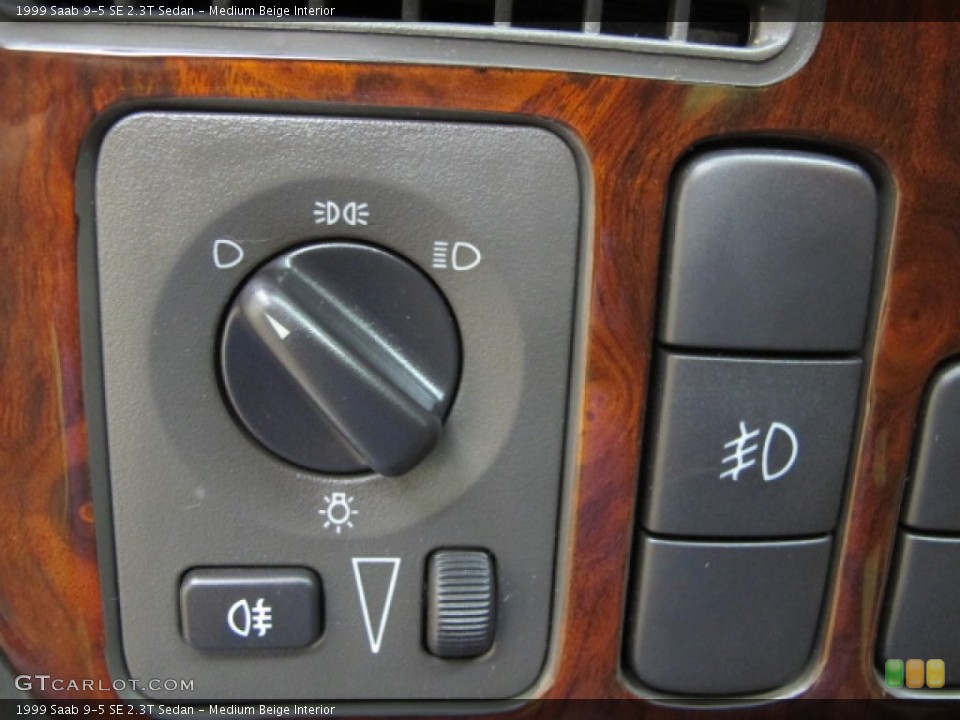 Medium Beige Interior Controls for the 1999 Saab 9-5 SE 2.3T Sedan #63862762