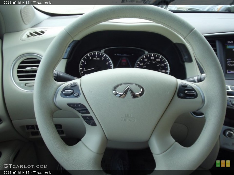 Wheat Interior Steering Wheel for the 2013 Infiniti JX 35 #63865483