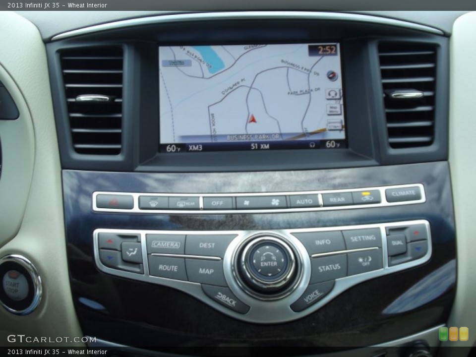 Wheat Interior Navigation for the 2013 Infiniti JX 35 #63865489