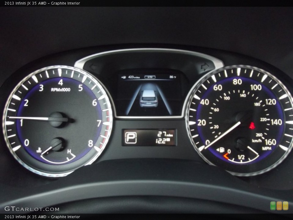 Graphite Interior Gauges for the 2013 Infiniti JX 35 AWD #63865522