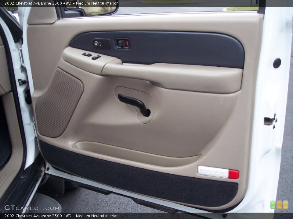 Medium Neutral Interior Door Panel for the 2002 Chevrolet Avalanche 2500 4WD #63866017