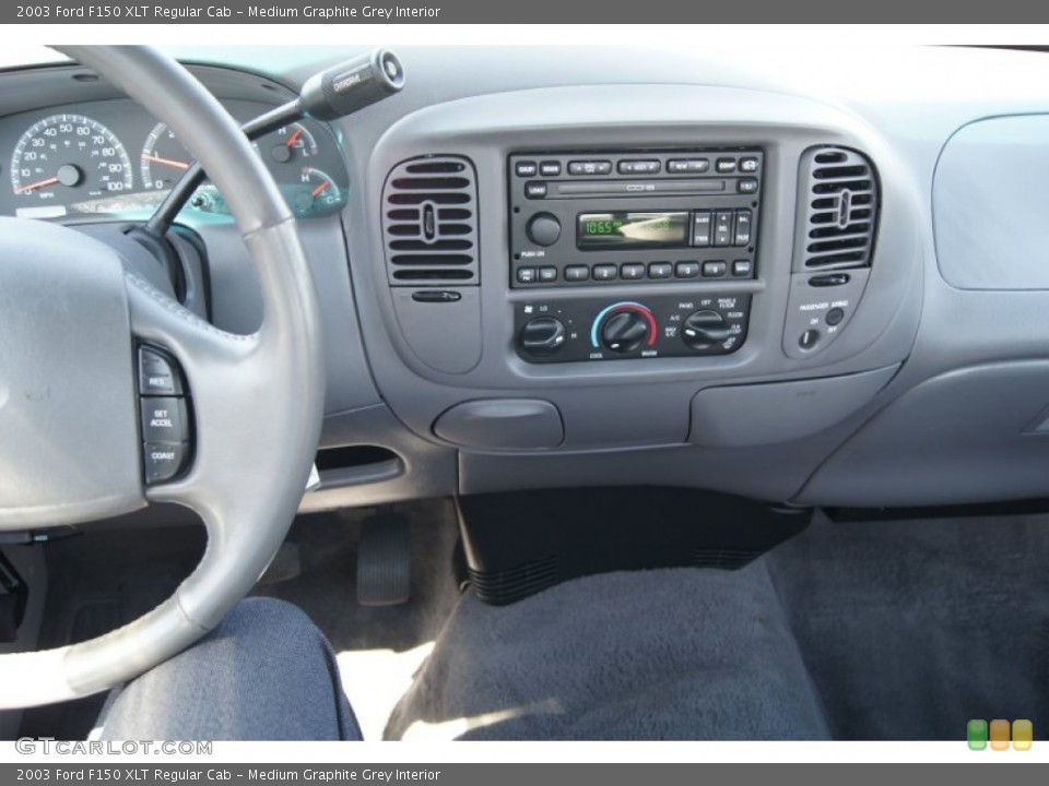 Medium Graphite Grey Interior Dashboard for the 2003 Ford F150 XLT Regular Cab #63876017