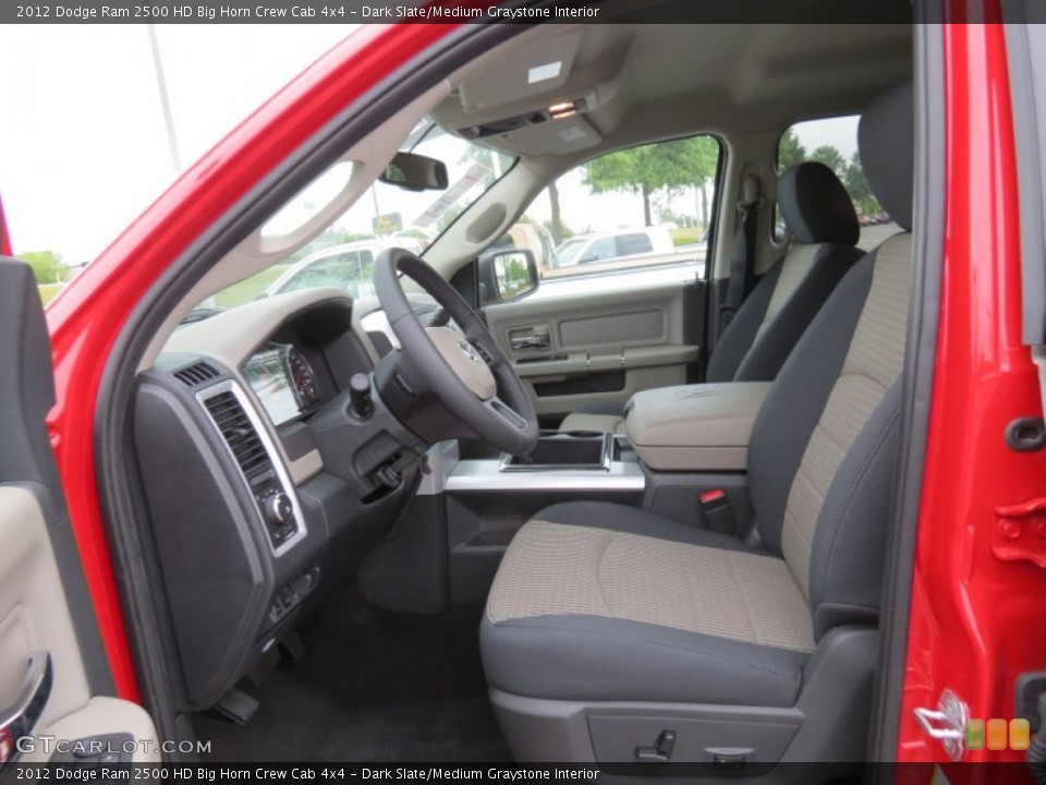 Dark Slate/Medium Graystone Interior Photo for the 2012 Dodge Ram 2500 HD Big Horn Crew Cab 4x4 #63877409