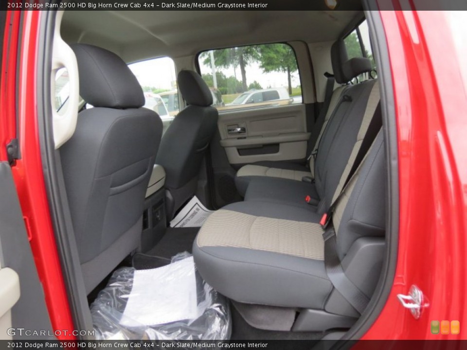 Dark Slate/Medium Graystone Interior Photo for the 2012 Dodge Ram 2500 HD Big Horn Crew Cab 4x4 #63877415