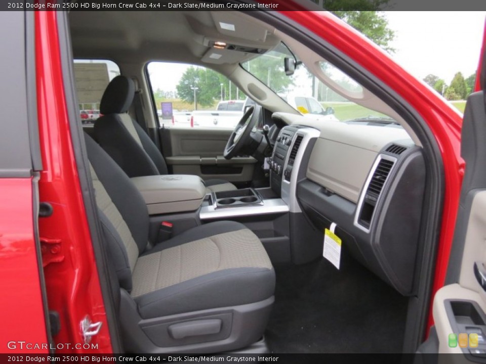 Dark Slate/Medium Graystone Interior Photo for the 2012 Dodge Ram 2500 HD Big Horn Crew Cab 4x4 #63877424