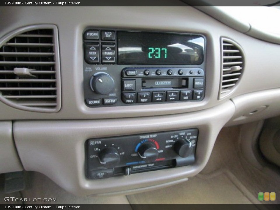 Taupe Interior Controls for the 1999 Buick Century Custom #63879690