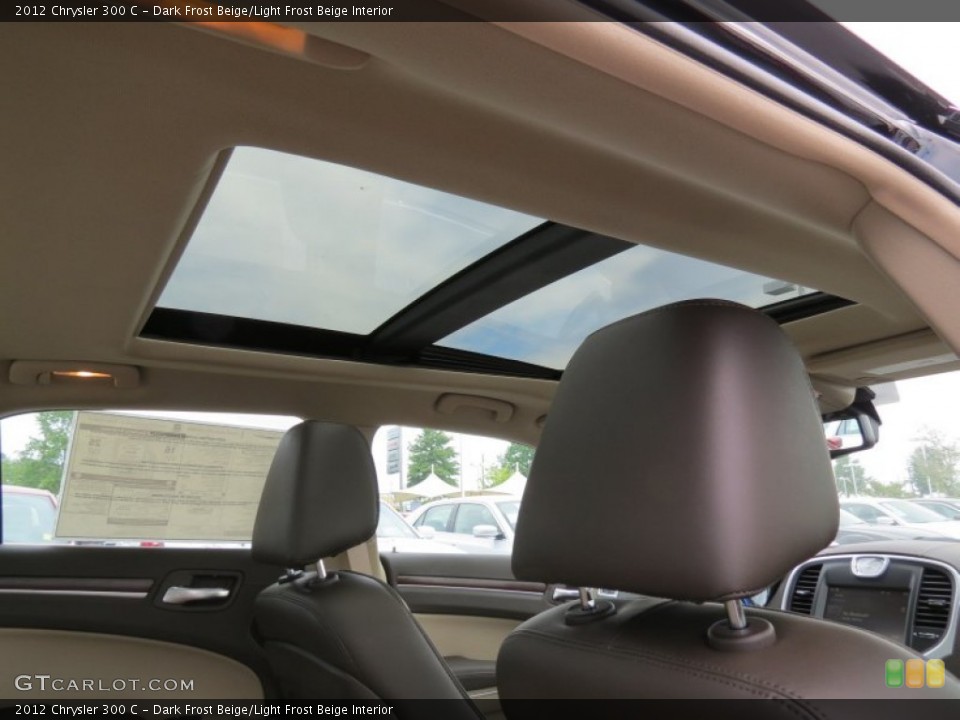 Dark Frost Beige/Light Frost Beige Interior Sunroof for the 2012 Chrysler 300 C #63880613