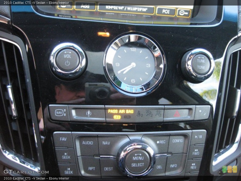 Ebony Interior Controls for the 2010 Cadillac CTS -V Sedan #63881300