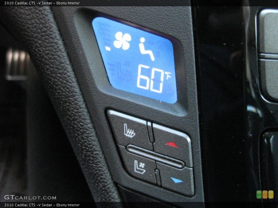 Ebony Interior Controls for the 2010 Cadillac CTS -V Sedan #63881318