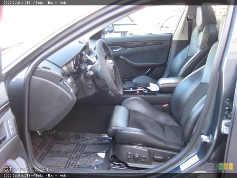 Ebony Interior Photo for the 2010 Cadillac CTS -V Sedan #63881365