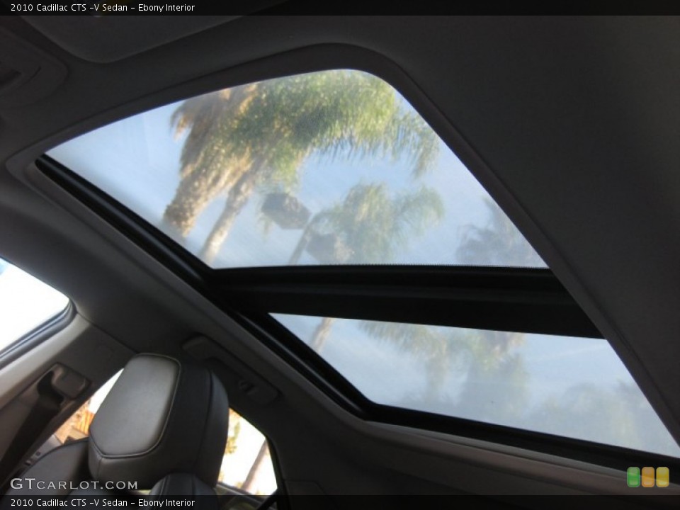 Ebony Interior Sunroof for the 2010 Cadillac CTS -V Sedan #63881393