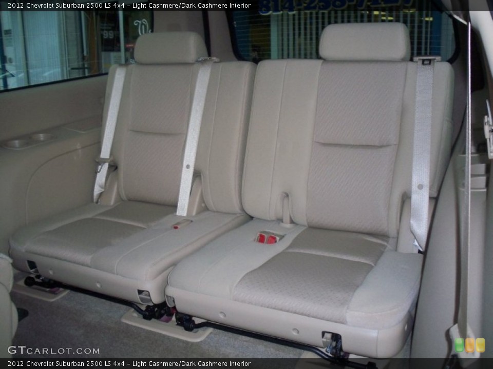 Light Cashmere/Dark Cashmere Interior Rear Seat for the 2012 Chevrolet Suburban 2500 LS 4x4 #63887329