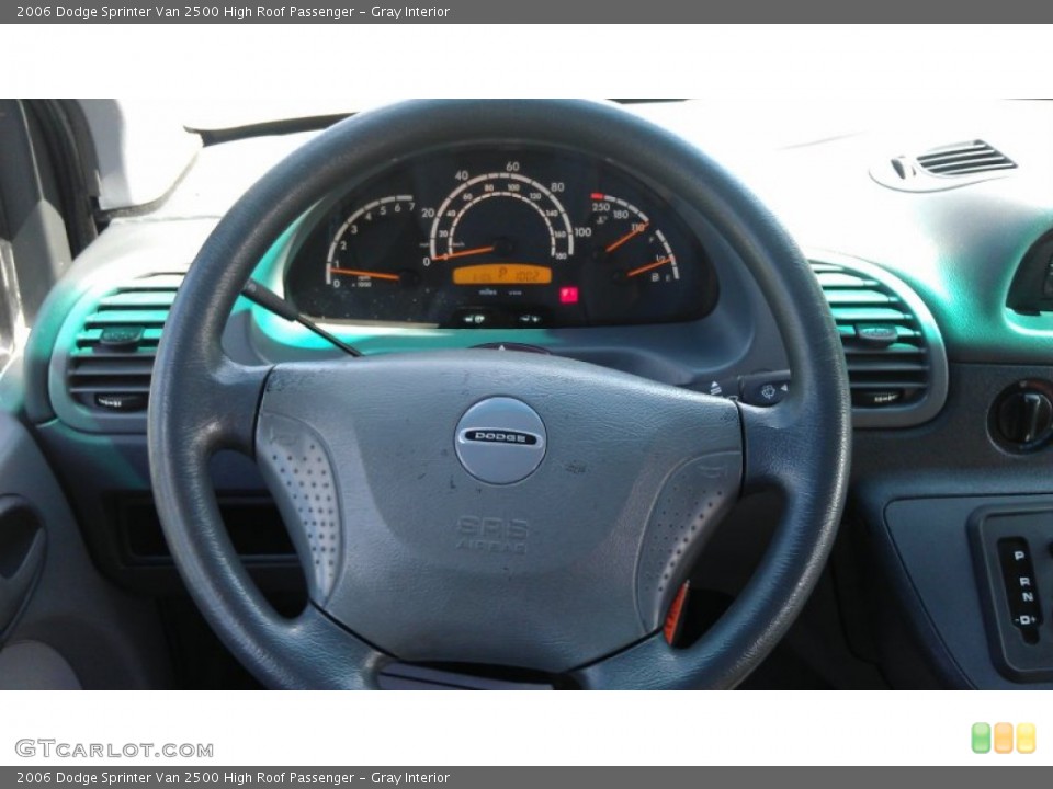 Gray Interior Steering Wheel for the 2006 Dodge Sprinter Van 2500 High Roof Passenger #63887455