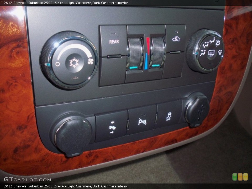 Light Cashmere/Dark Cashmere Interior Controls for the 2012 Chevrolet Suburban 2500 LS 4x4 #63887475