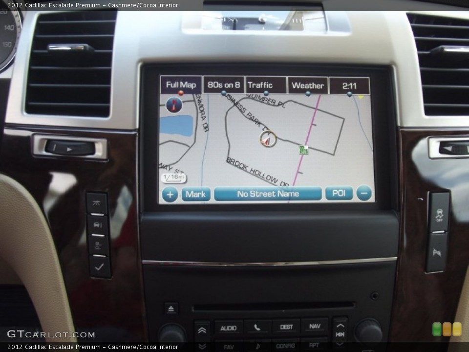 Cashmere/Cocoa Interior Navigation for the 2012 Cadillac Escalade Premium #63888658
