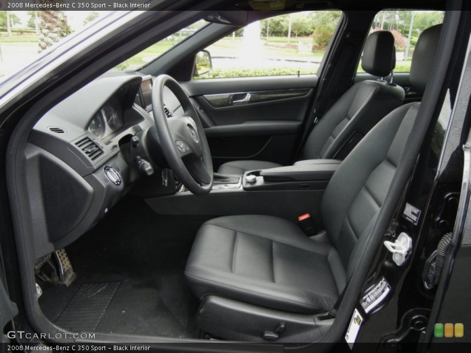 Black Interior Photo for the 2008 Mercedes-Benz C 350 Sport #63893219