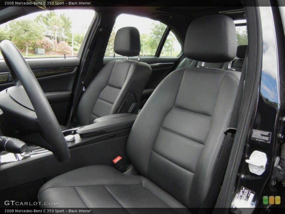 Black Interior Photo for the 2008 Mercedes-Benz C 350 Sport #63893230