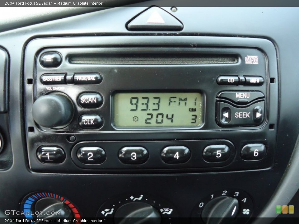 Medium Graphite Interior Audio System for the 2004 Ford Focus SE Sedan #63895853