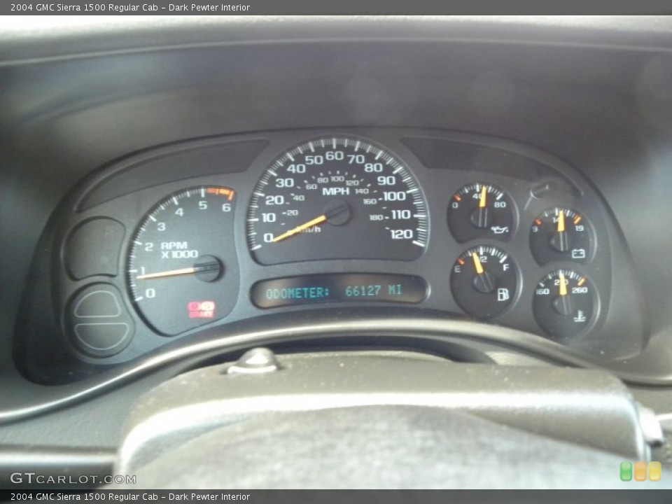 Dark Pewter Interior Gauges for the 2004 GMC Sierra 1500 Regular Cab #63896918