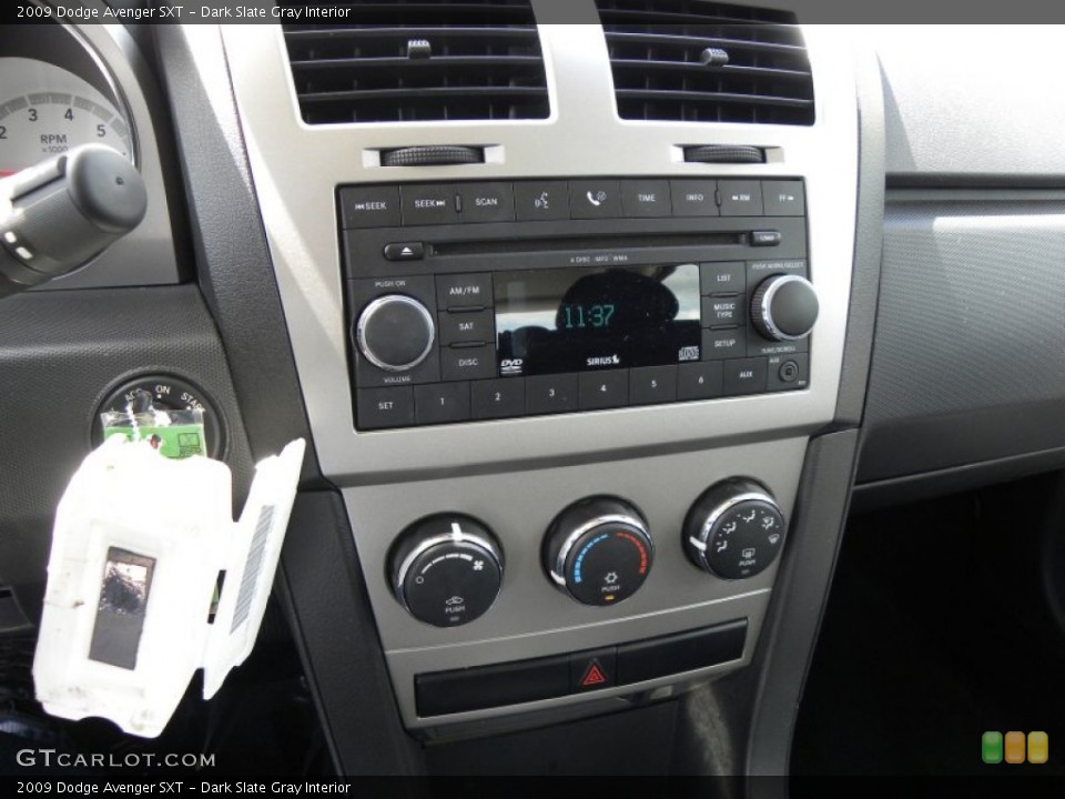 Dark Slate Gray Interior Controls for the 2009 Dodge Avenger SXT #63897113