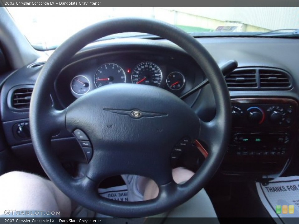 Dark Slate Gray Interior Steering Wheel for the 2003 Chrysler Concorde LX #63905099