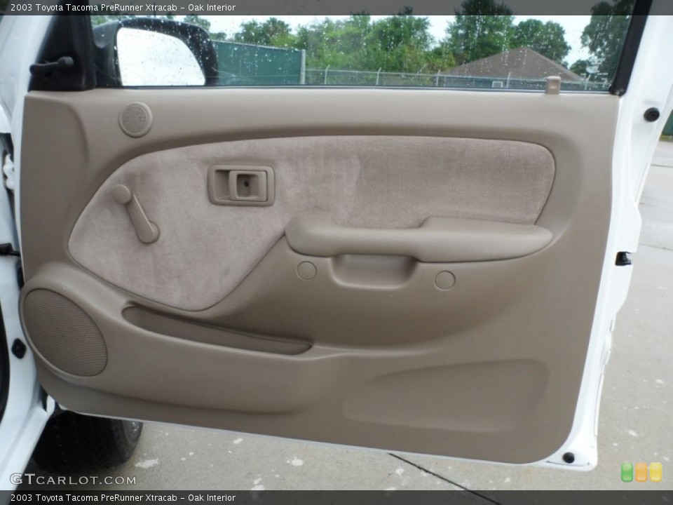 Oak Interior Door Panel for the 2003 Toyota Tacoma PreRunner Xtracab #63905411