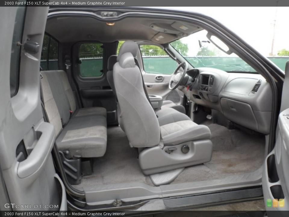 Medium Graphite Grey Interior Photo for the 2003 Ford F150 XLT SuperCab 4x4 #63905633