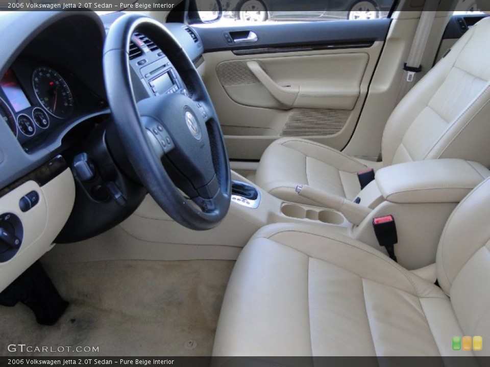 Pure Beige Interior Photo for the 2006 Volkswagen Jetta 2.0T Sedan #63907430